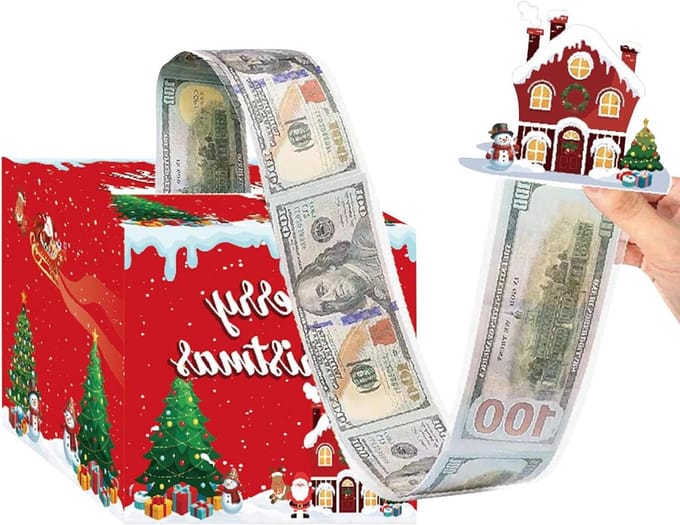 Geldkistje - Feestaccessoire - Cadeau geven - Creatief design - 30 zakjes - Uniek