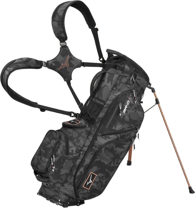 Mizuno BR - Waterwerende Golftas - Standbag - Zwart