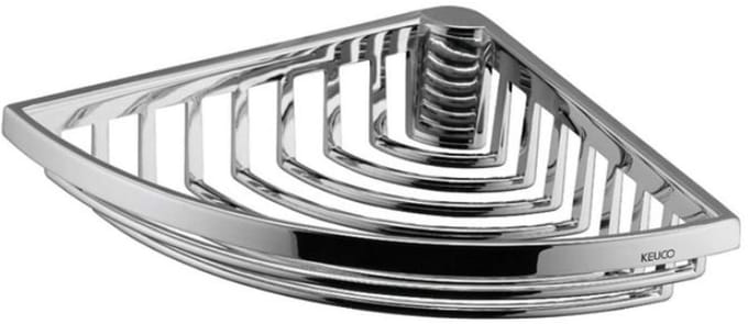 Keuco Badkamer accessoires - Badkamer hoekplanchet, chroom 24944010000