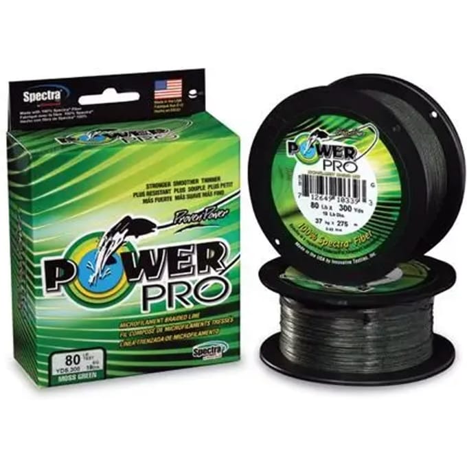 Power Pro - Dyneema | Moss Green | 0.06mm | 135m - Groen
