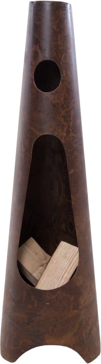 RedFire - Thor mini - Handmade- Bruin - Staal - Terrashaard - Vuurkorf - 110 cm - Roestlook - Terrasverwarming - Sfeerhaard