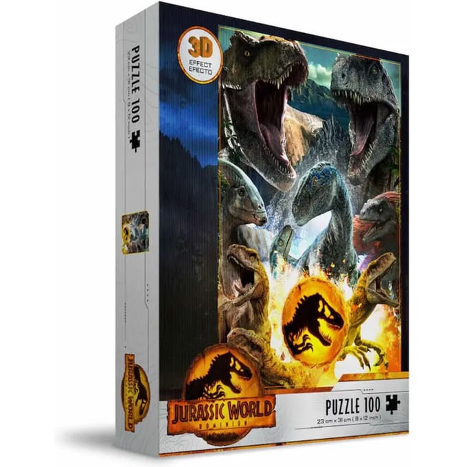 100-delige puzzel SD Toys Jurassic World Dinosaurs 3D
