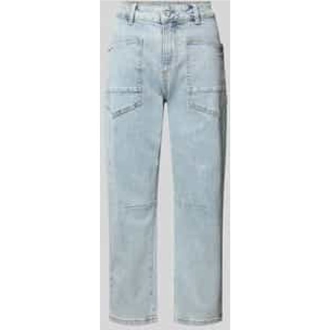 barrel fit Jeans met opgezette Zakken (onderstuk)