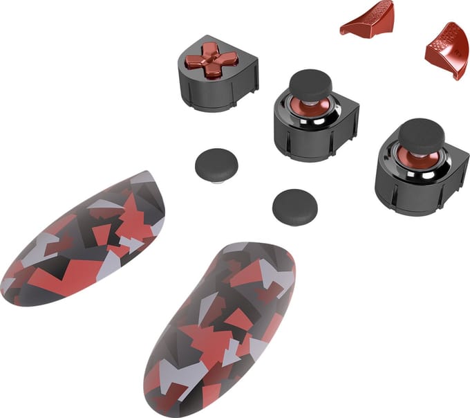 Thrustmaster ESWAP X RED COLOR PACK - bundel met 7 rode accessoires incl. NXG-mini-sticks