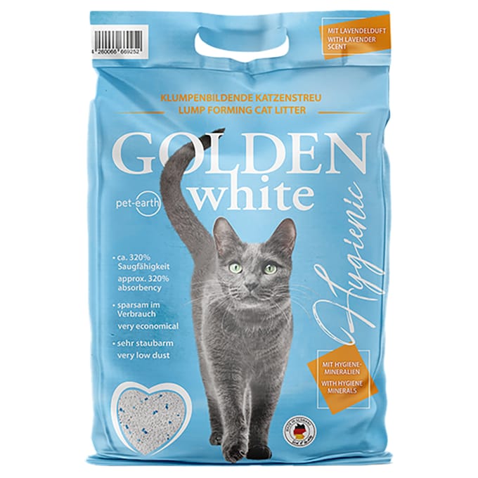 14kg Golden White Kattenbakvulling Betoniet