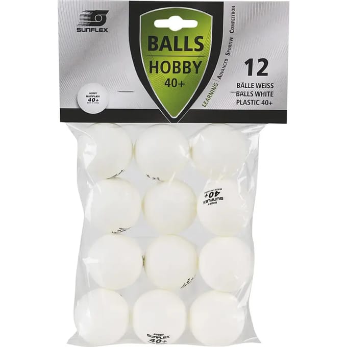 Tafeltennisbal sunflex (x12)