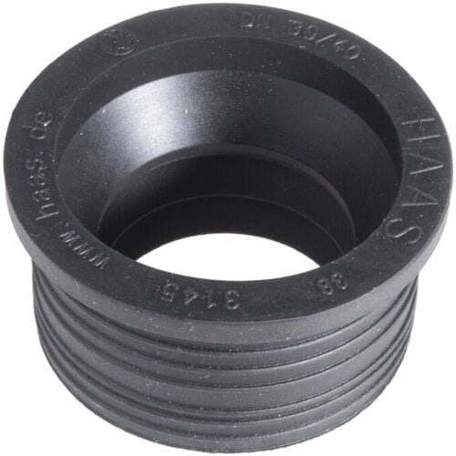 HAAS rubber sleeve 40.5 x 26 mm for cast iron pipe elbow 3145