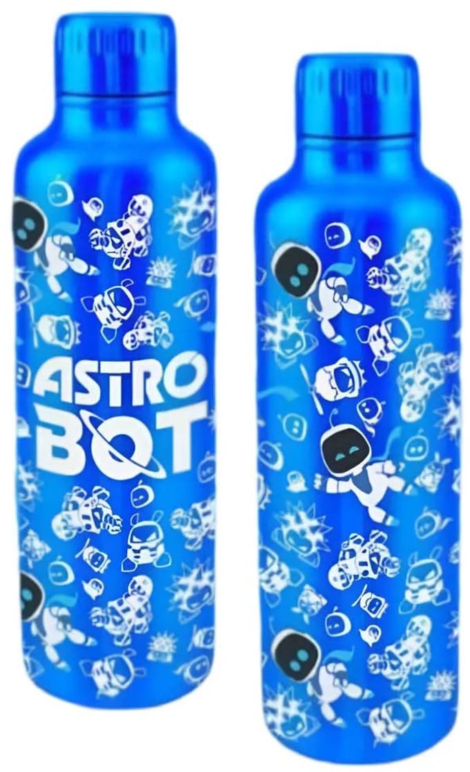Paladone Products Astro Bot Metal Water Bottle All-over-print Astro Bot Kitchen- and Tableware