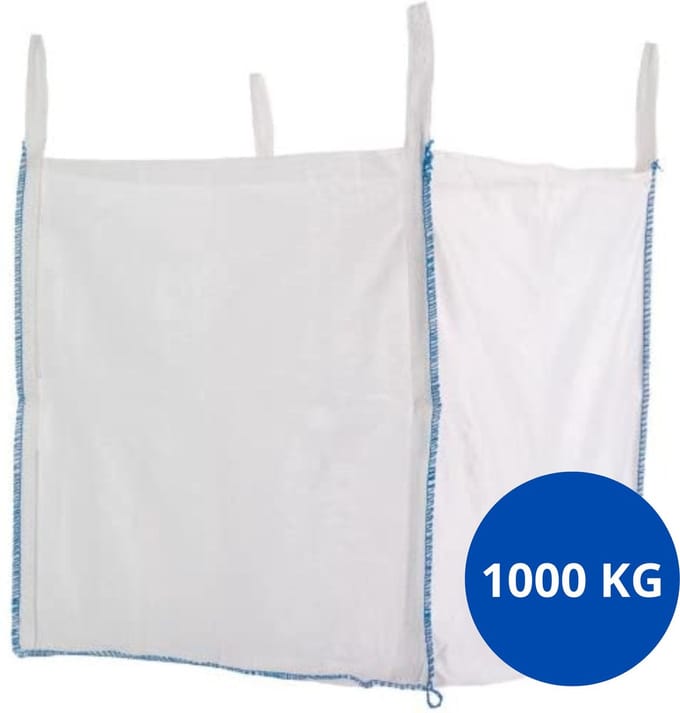 Big Bag 90x90x110 geschikt voor 1000kg + 4 lussen