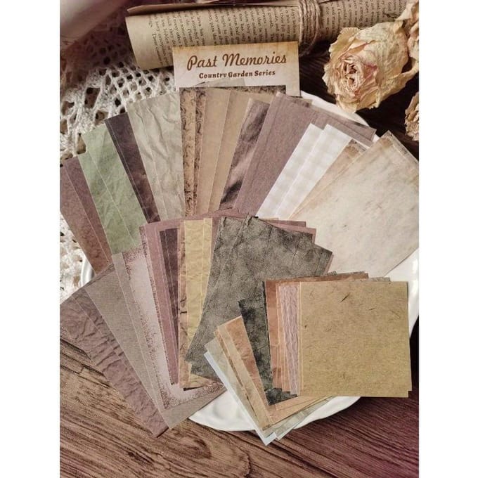 60 stuks Decoratief knutselpapier met gemengd patroon Back To School one-size veelkleurig