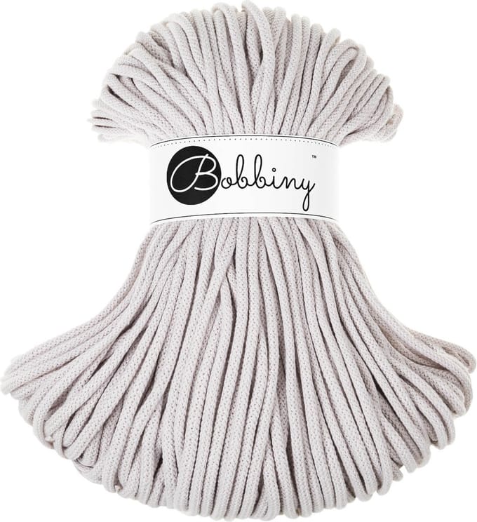 Bobbiny Premium braided cord 5 mm - Moonlight