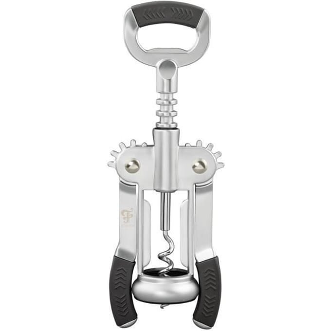 Tire-bouchon à ailes Estrella acier inoxydable ergonomique
