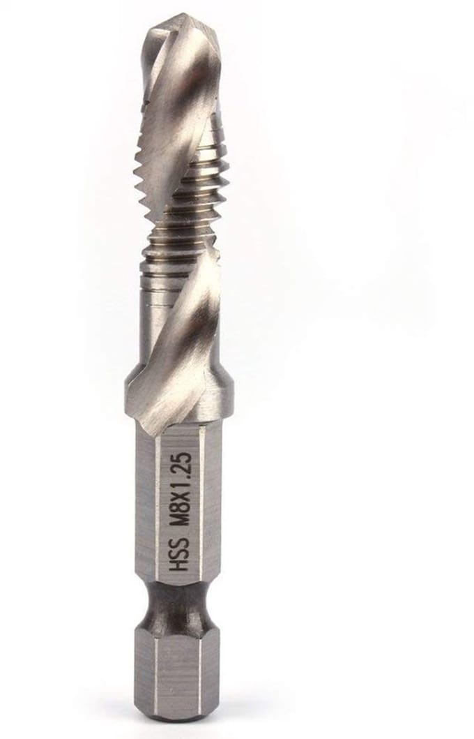 Allecto - Hexagonale Boor en Tap Set - 6 Verschillende Maten - 1/4