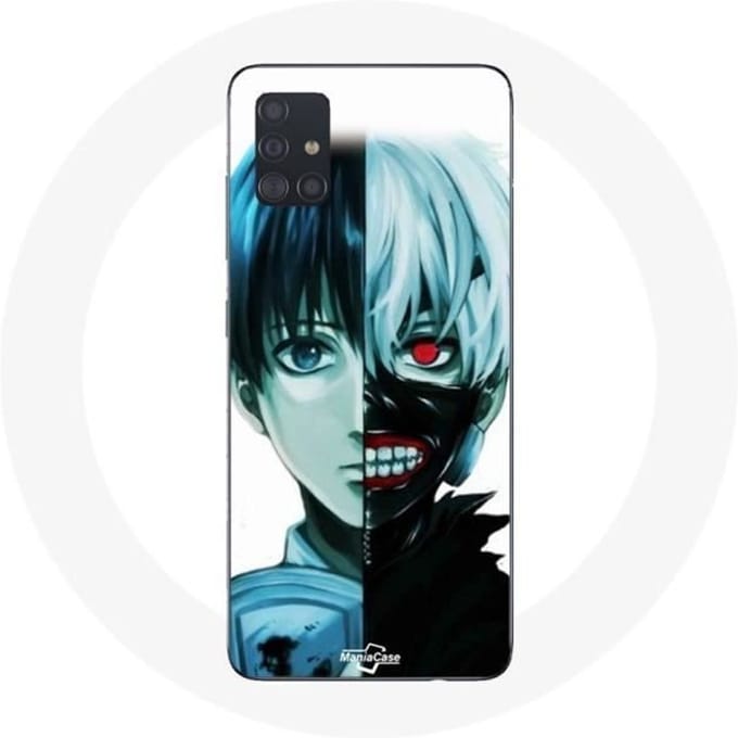 Samsung Galaxy A51 Tokyo Ghoul half-face hoesje