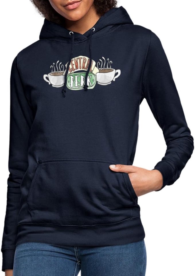 Friends Central Perk Logo Sketch Hoodie Dames