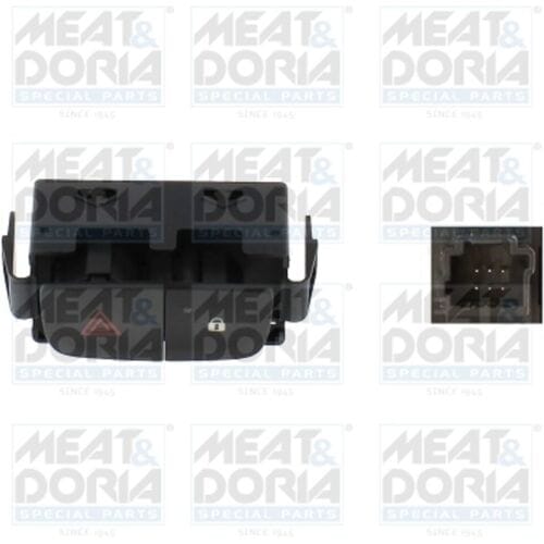 Waarschuwings knipperlicht schakelaar MEAT & DORIA 23673