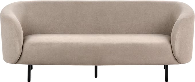 LOEN - Driezitsbank - Taupe - Polyester