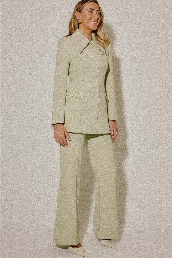 Odd Muse Structured Jacket Pistachio Größe: S | Blazer Outlet | Damen | Grün