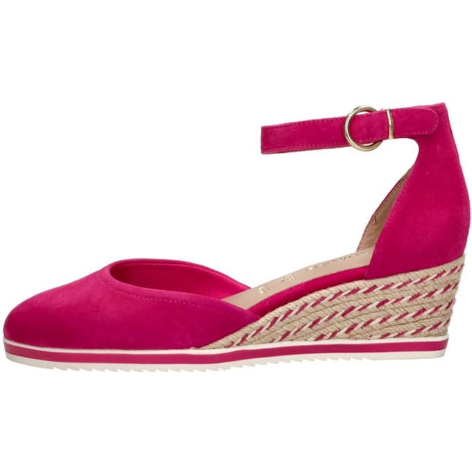 Tamaris Espadrilles roze Leer - Dames - Maat 38
