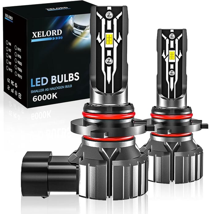 Krachtige HB3 LED Lampen 6000K Wit Licht voor Auto