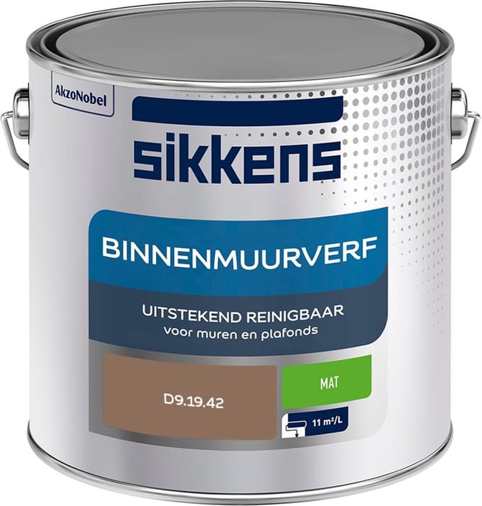 Sikkens - Binnenmuurverf Mat - D9.19.42 - Mengverf - 2,5 L