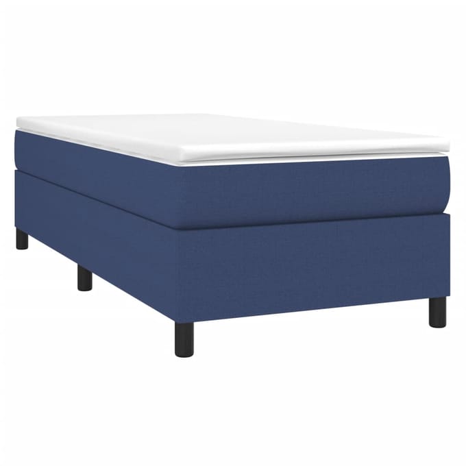 vidaXL - Boxspring - bed - 80x200 - cm - stof - blauw