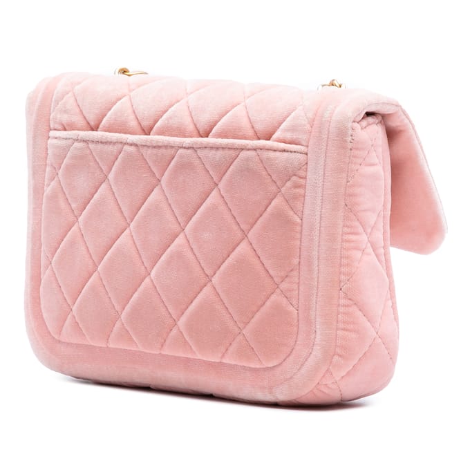 Vooraf bezette Mini Gequilt Velours Dubbele Frame Klep