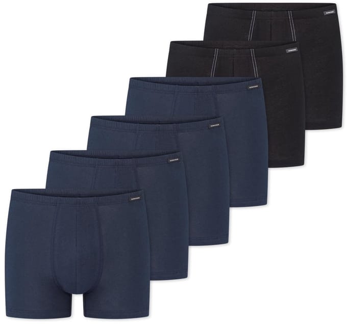 Schiesser Heren retro short / pant 6 pack Cotton Essentials