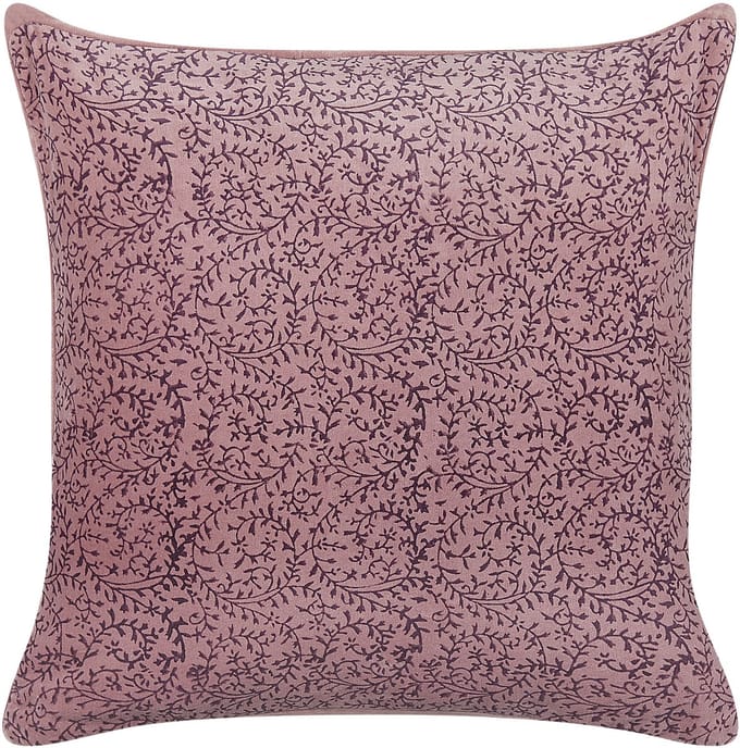 ROMNEYA - Sierkussen - Roze - 45 x 45 cm - Fluweel