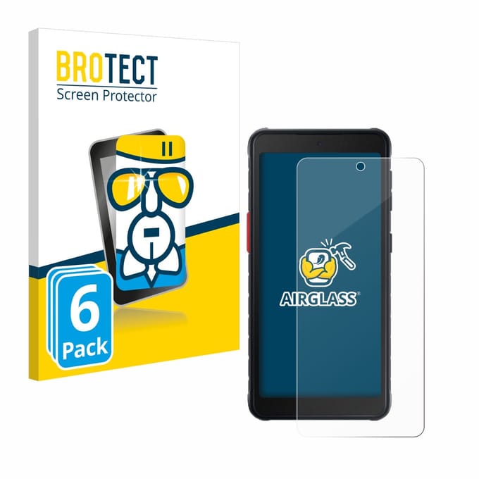 Screenprotector 6 Stuks voor Samsung Galaxy XCover 5 Beschermglas transparant