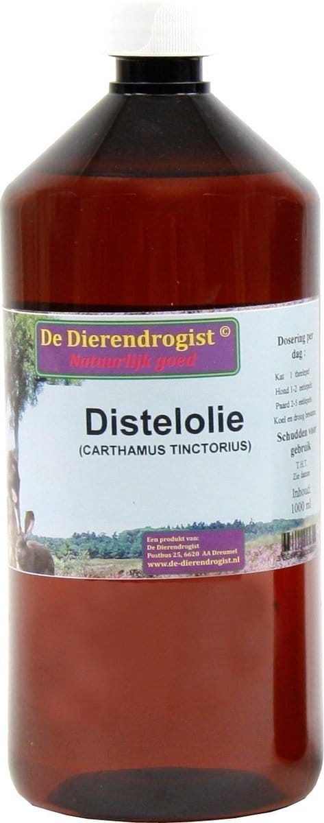 Dierendrogist Distelolie - 1 Ltr