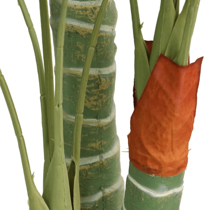 vidaXL - Kunstpalmboom - met - 3 - stammen - 120 - cm - polypropeen - groen