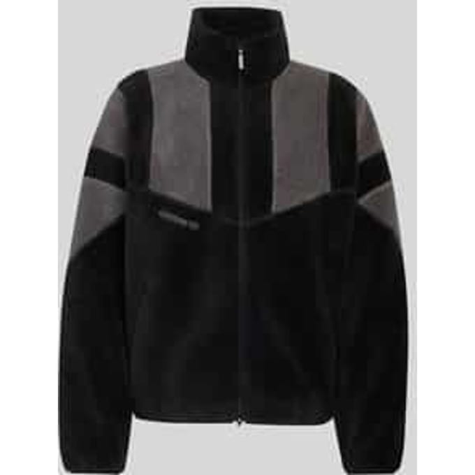 Loose fit sweatjack met zachte binnenvoering van fleece