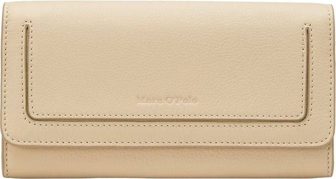 Marc O'Polo Portemonnee Combi Wallet Blushed Camel Crème