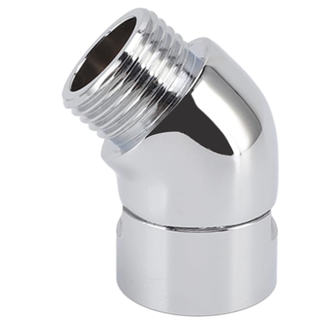 Handdouche Elleboogadapter 135 Graden Douchekop Messing Elleboogadapter Doucheaccessoires G1/2in gray