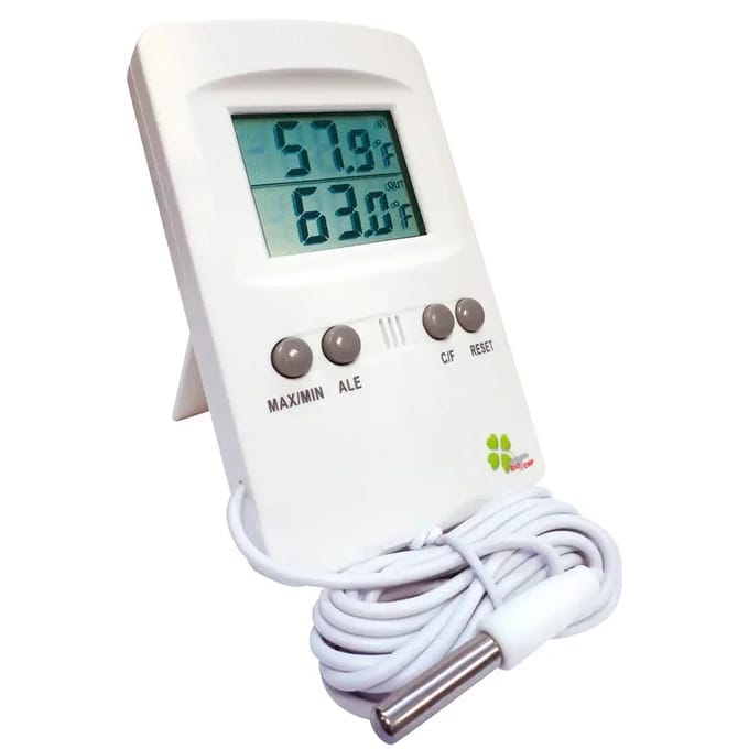Thermometer voor binnen en buiten dubbele weergave Kamer