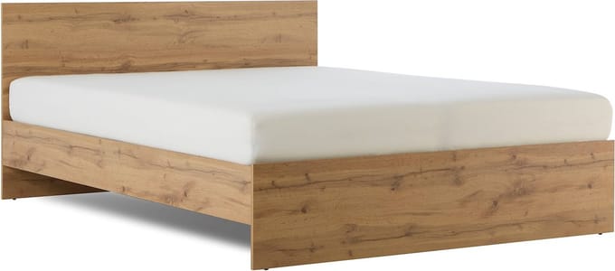 Maxi Bed Tim 160 x 200 cm - Bedframe Eiken - Bedombouw - Tweepersoonsbedden