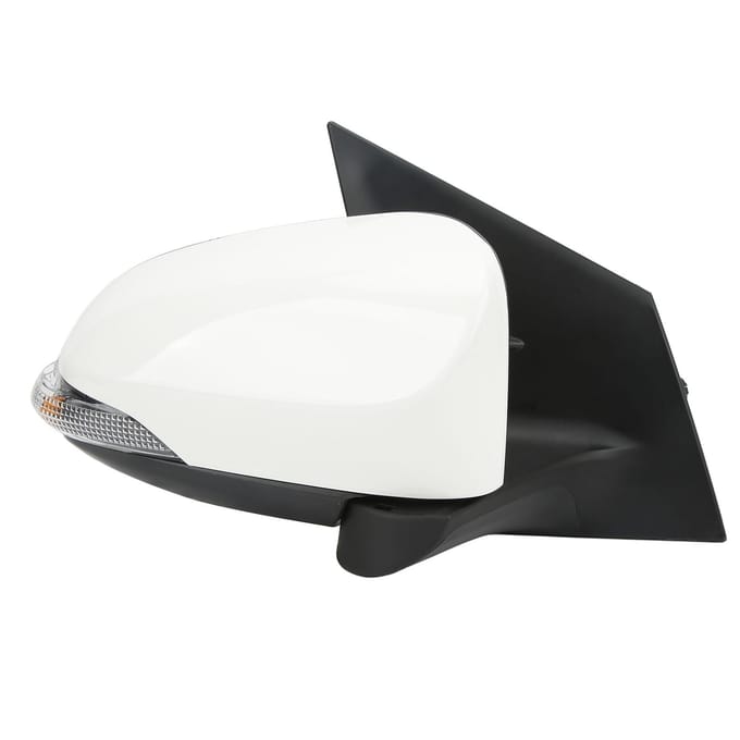Super Wit Kracht Verwarmde Zijspiegel Met Richtingaanwijzer Vervanging voor E170 2014?2019 LHD black