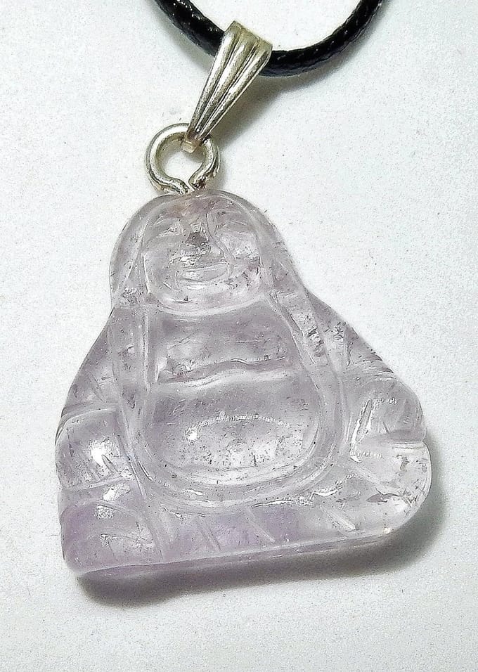Boeddha hanger Amethist