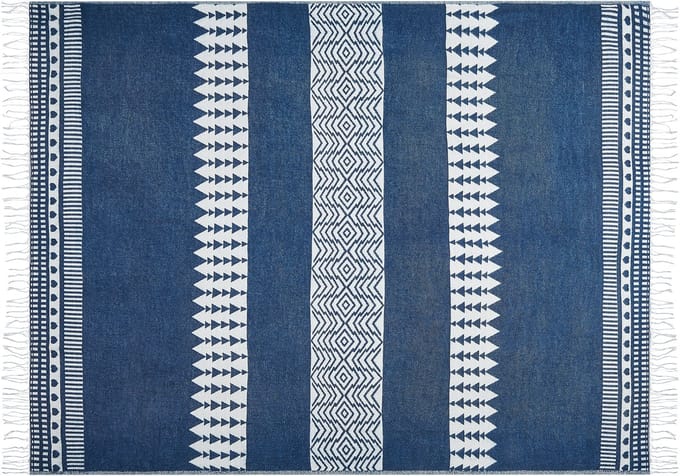 TARLAY - Plaid - Blauw - 130 x 170 cm - Acryl