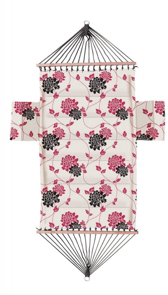 Hangmat Laura Ashley Isodore charcoal - 2 pers. - L 210 cm x B 140 cm