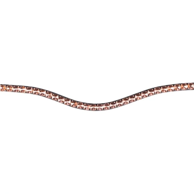 Frontaal voor paard HKM Rosegold Glamour Style