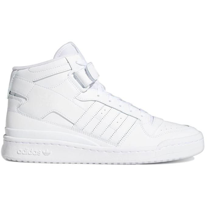 Basketbalschoen voor heren Forum Mid Cloud Wit/wolk Wit/wolk Wit