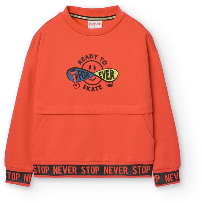 Boboli Pockets Trui Oranje 4 Years Jongen