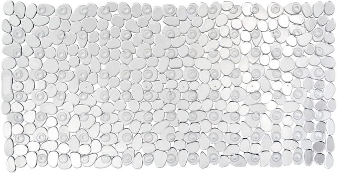 Decoratieve Transparante Badmat 50 x 40 cm met Antislip en Zuignappen