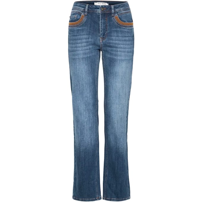 Rechte jeans voor dames Pulz Jeans Zelle