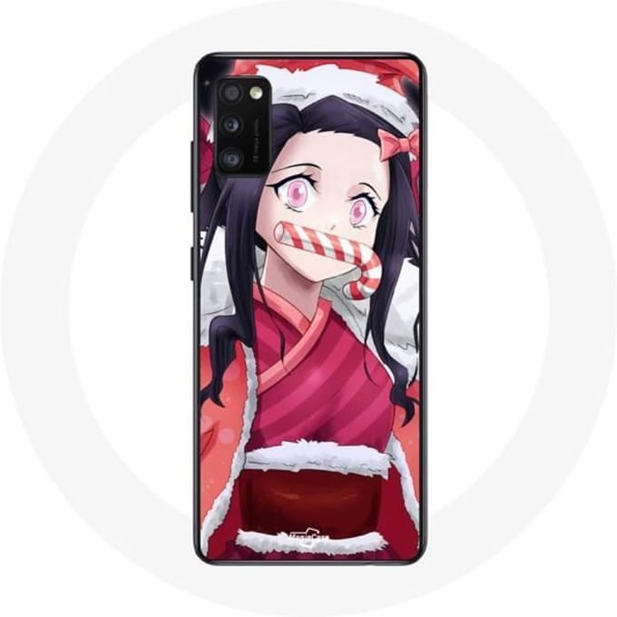 Coque pour Oppo A16 Anime Demon Slayer Kamado Nezuko Le jour de Noël 2023