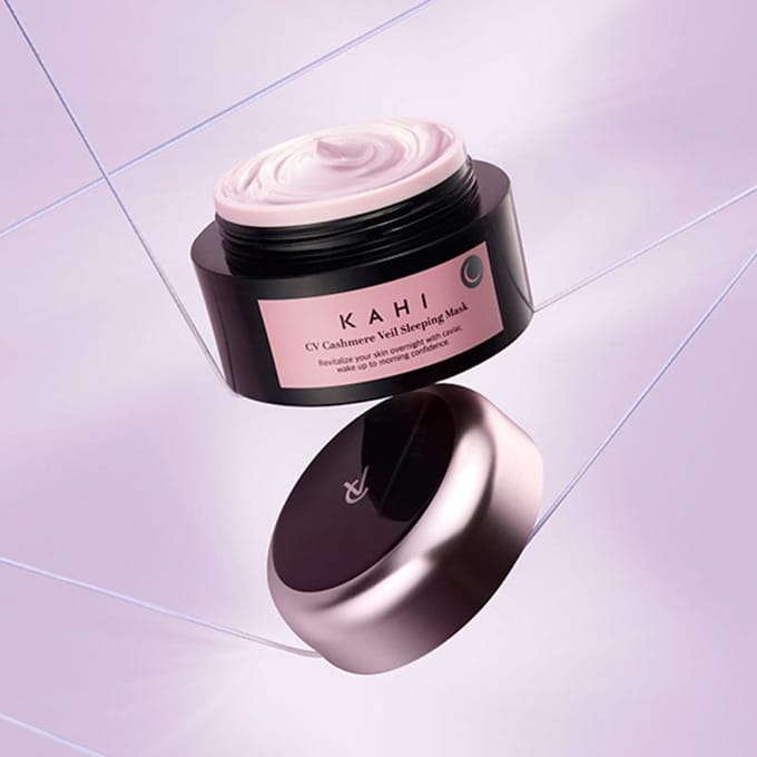 KAHI CV Cashmere Veil Slaapmasker (50ml) white