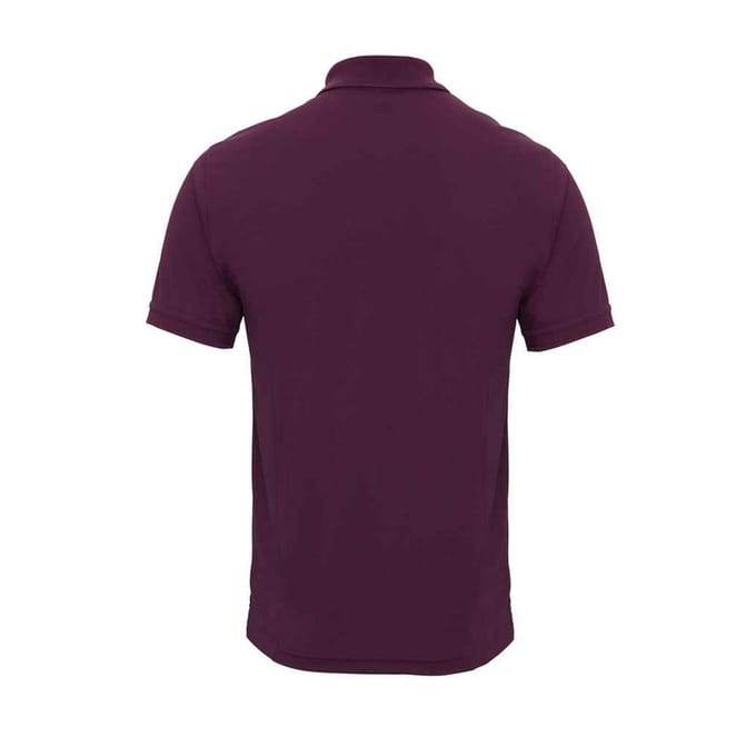 Premier Heren Coolchecker Pique Poloshirt (Aubergine)