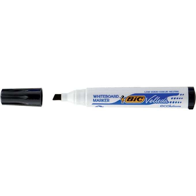 BIC Velleda Whiteboard Marker 1751 markeerstift Zwart Kogelpunt per stuk
